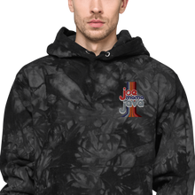 Load image into Gallery viewer, Joe Mama Java Embroidered Unisex Champion Tie-dye Hoodie