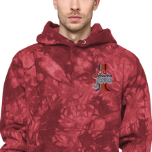 Load image into Gallery viewer, Joe Mama Java Embroidered Unisex Champion Tie-dye Hoodie