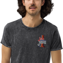 Load image into Gallery viewer, Joe Mama Java Embroidered Denim T-Shirt