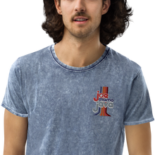 Load image into Gallery viewer, Joe Mama Java Embroidered Denim T-Shirt