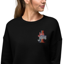 Load image into Gallery viewer, Joe Mama Java Embroidered Crop Sweatshirt
