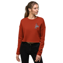 Load image into Gallery viewer, Joe Mama Java Embroidered Crop Sweatshirt
