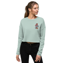 Load image into Gallery viewer, Joe Mama Java Embroidered Crop Sweatshirt
